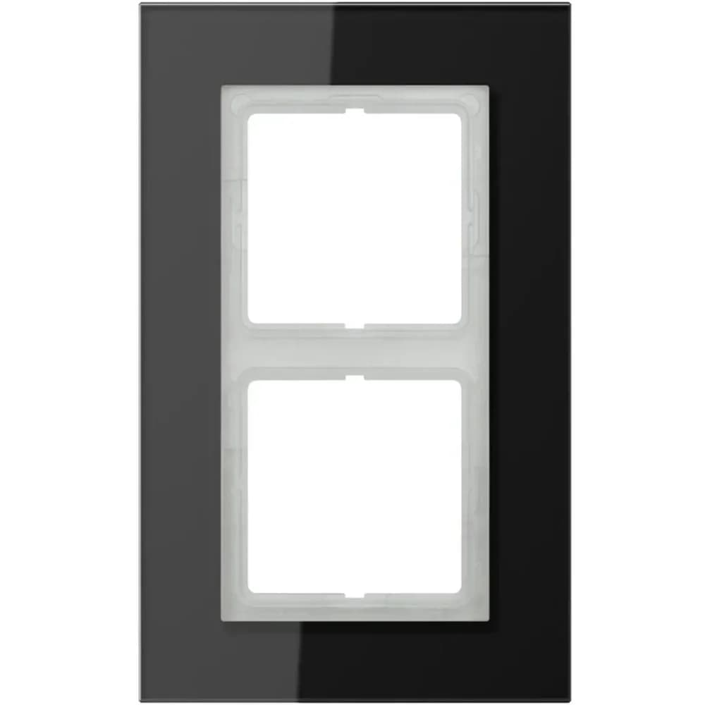 Jung Glasrahmen 2-fach sw LSP 982 GL SW