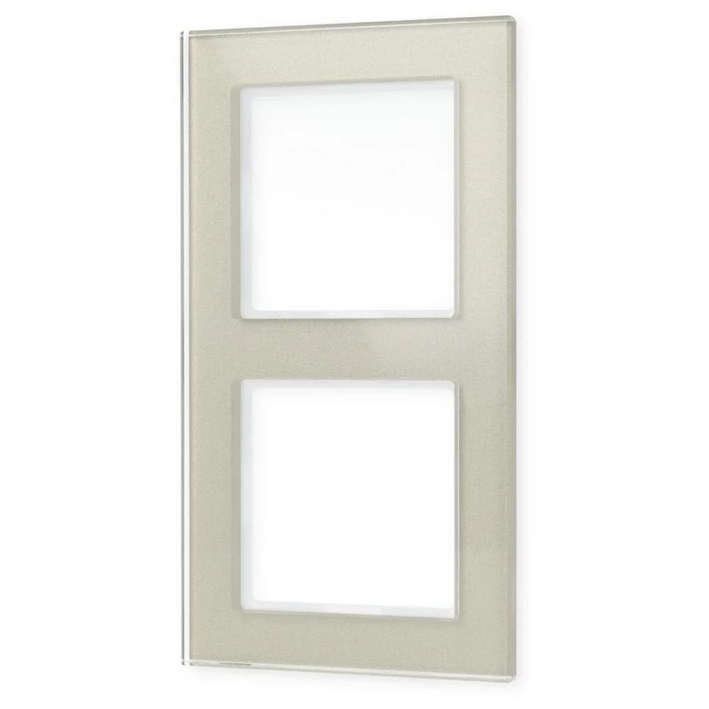 Jung Glasrahmen 2fach champ AC 582 GL CH