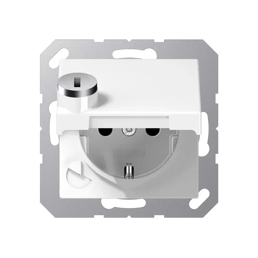 Jung SCHUKO-Steckdose 16A 250V A 1520 BFKLSL WW