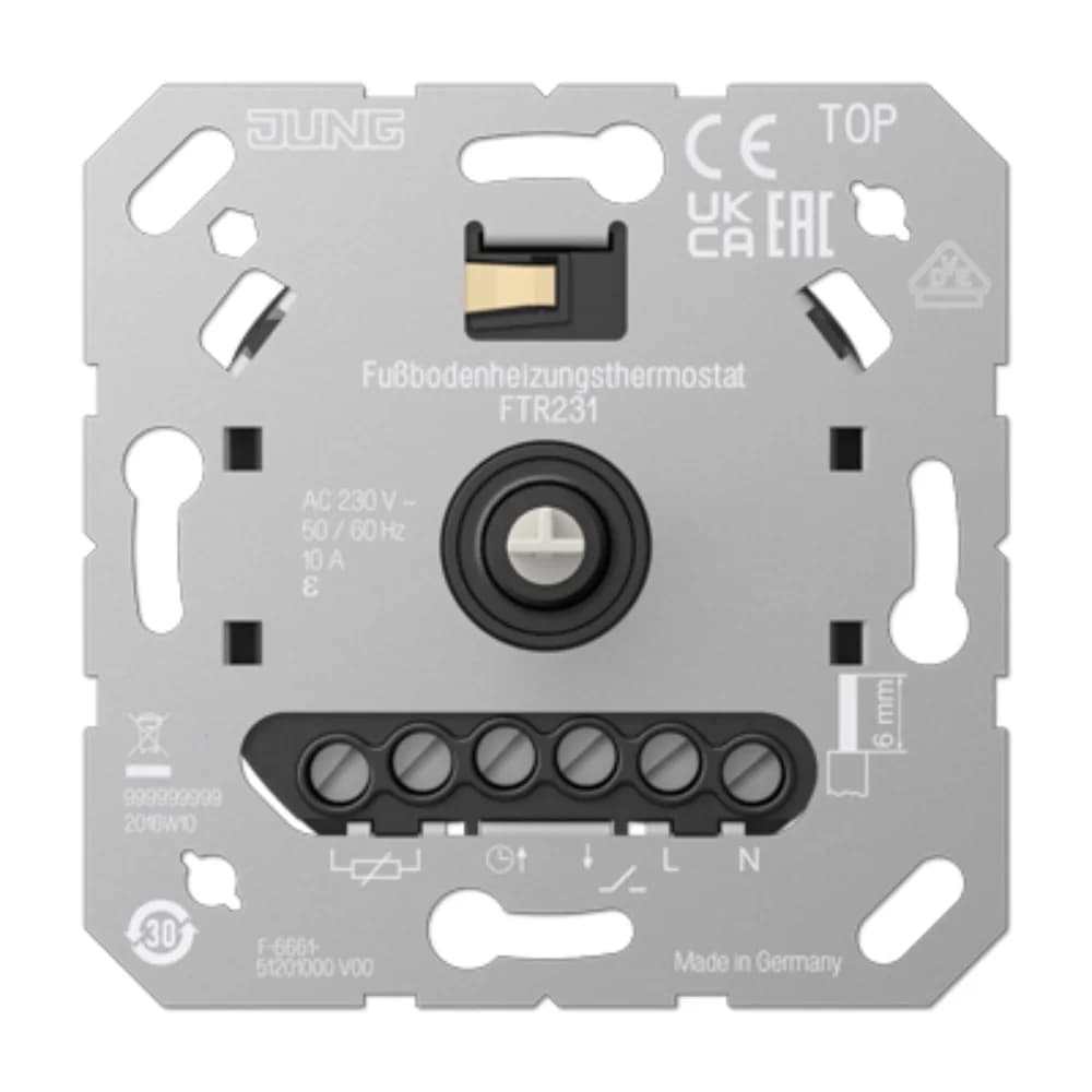 Jung Fußbodenheizungsthermostat 230 V