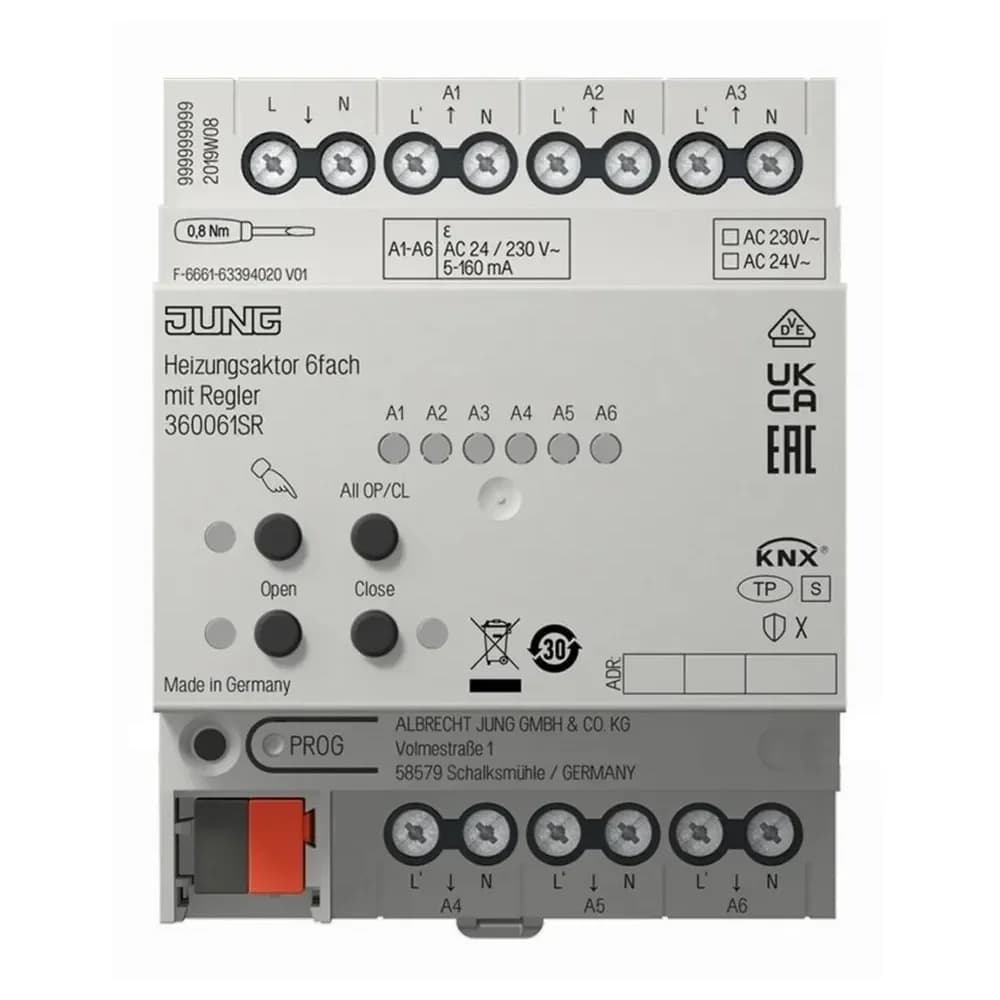 Jung KNX Heizungsaktor 36006 1S R