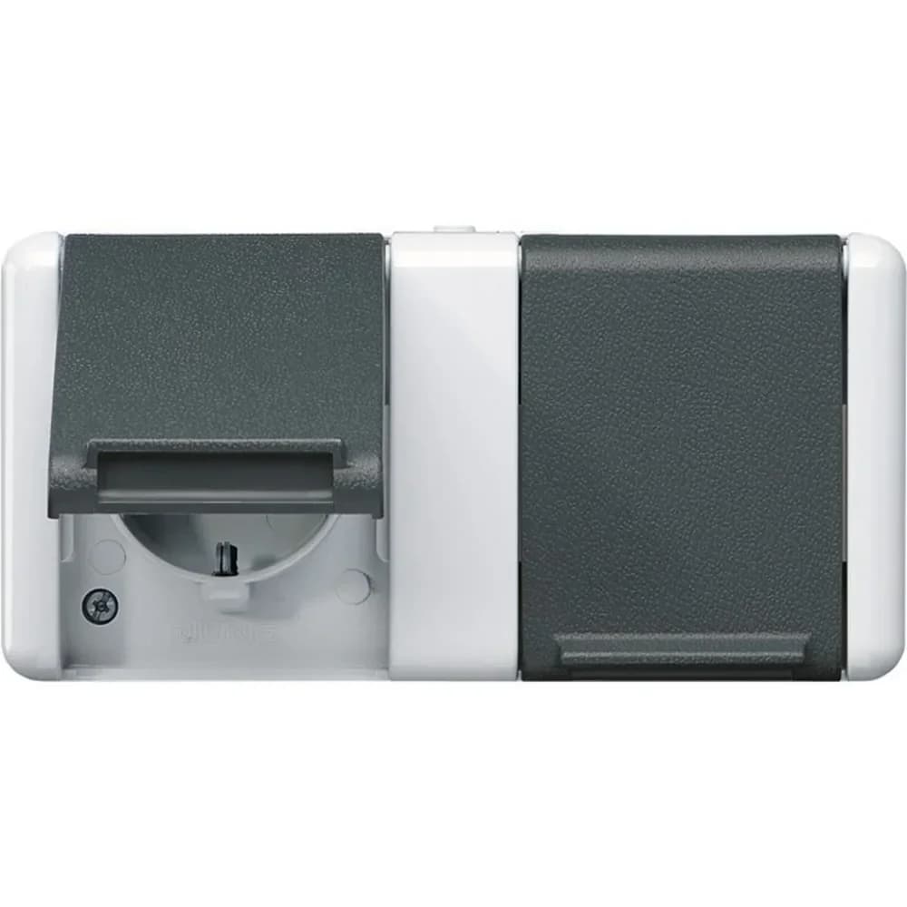Jung SCHUKO-Steckdose 2-fach 8220-1 W
