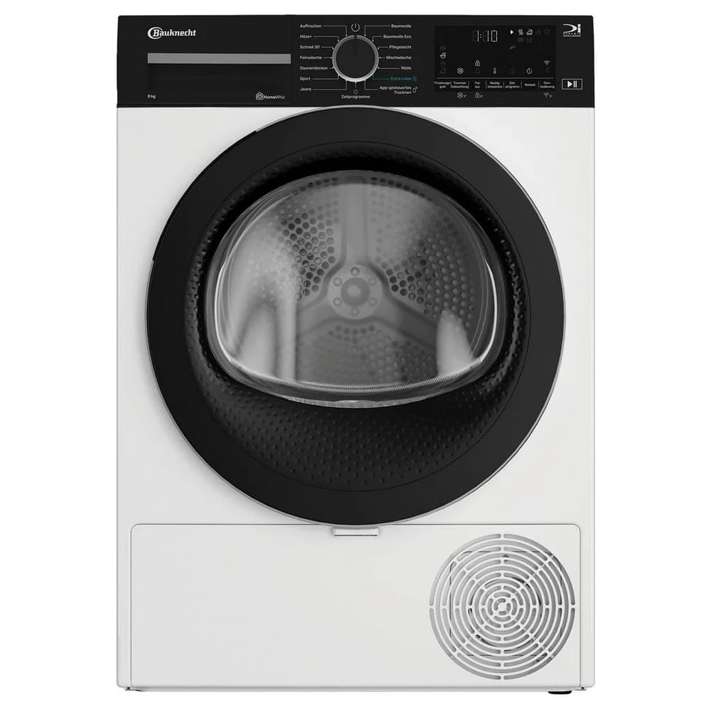 BAUKNECHT BT 85C WBS Wärmepumpentrockner (8 kg, Weiß)
