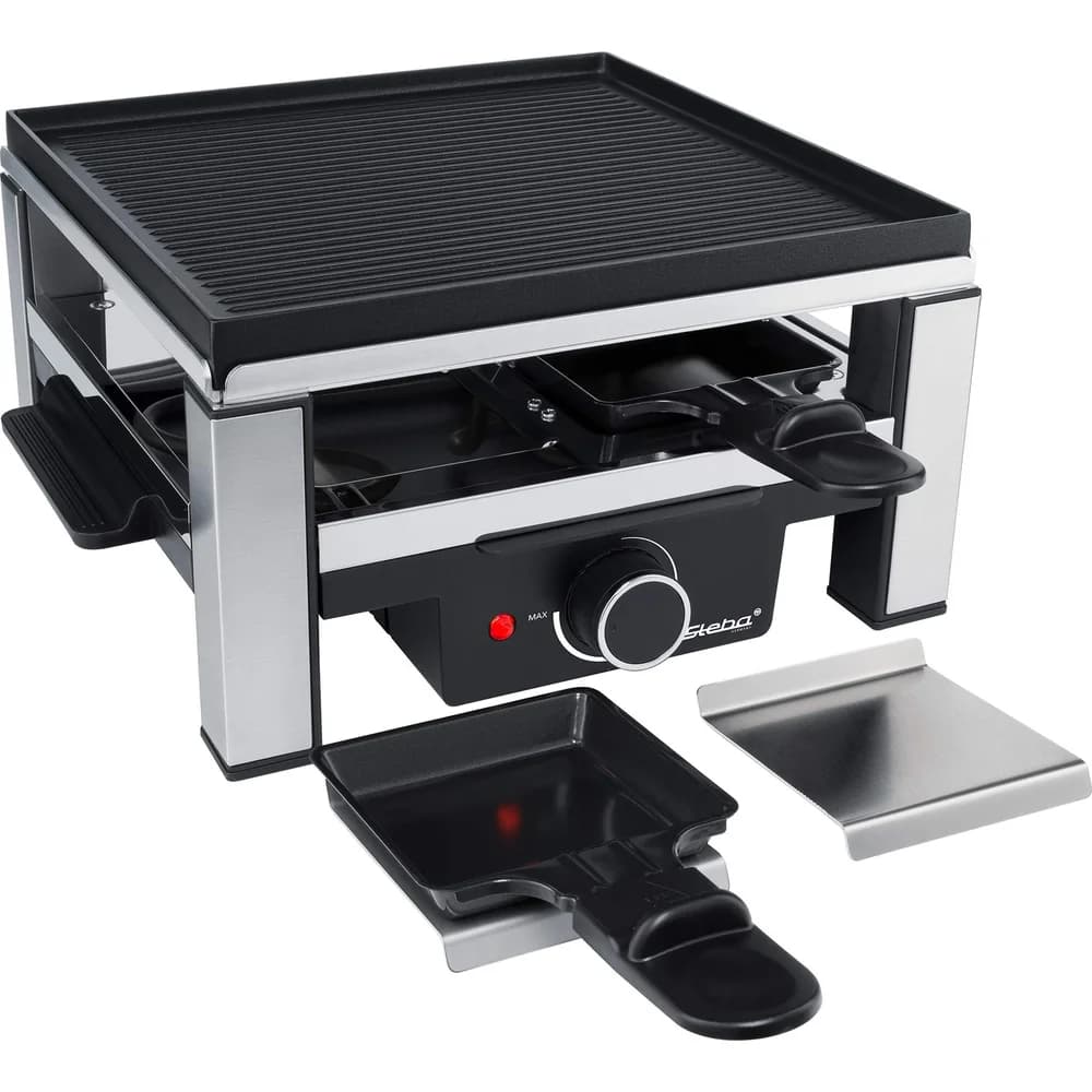 Steba Guss-Raclette RC 104 (schwarz/edelstahl)