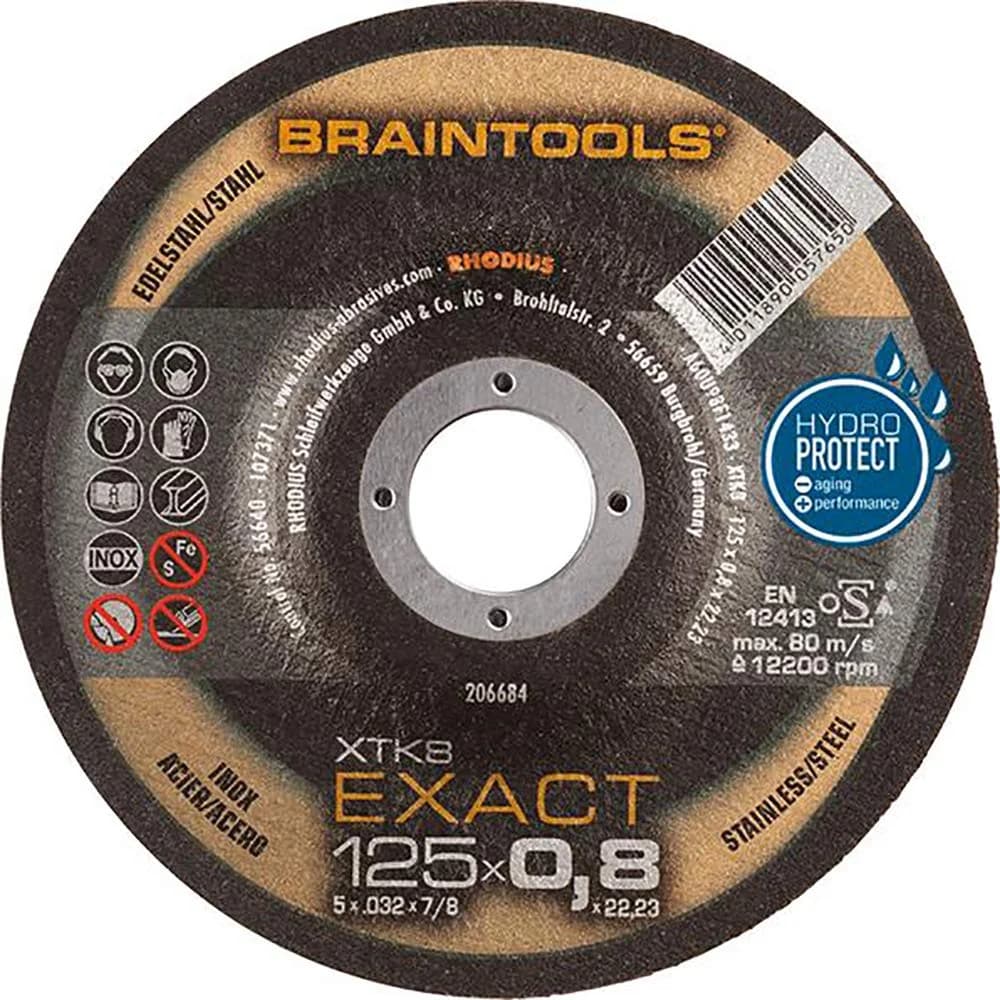 RHODIUS Trennscheibe XTK8 EXACT 125 x 0,8mm gekröpft