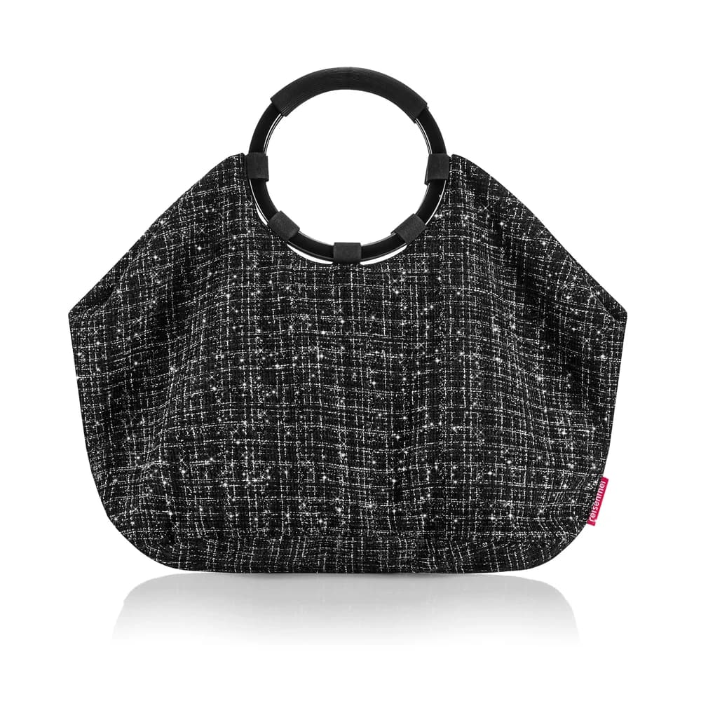reisenthel loopbag hobo bouclé black