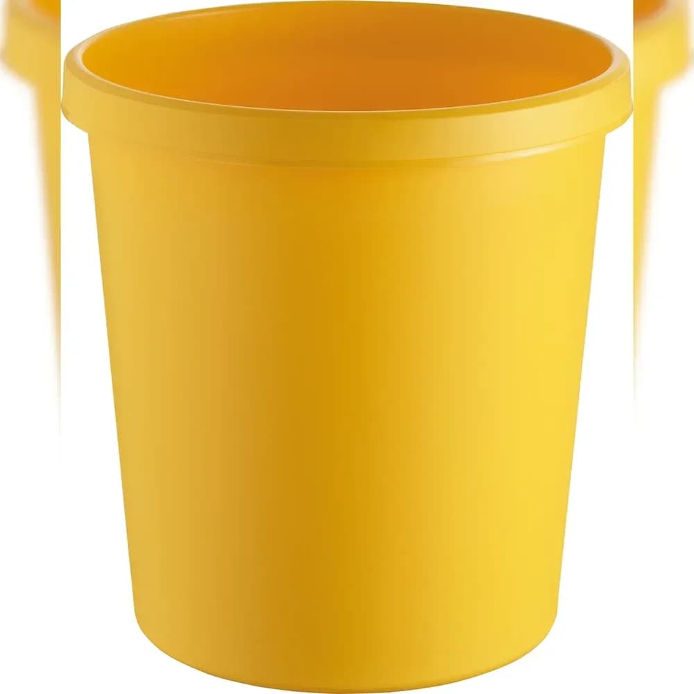 helit Papierkorb 18L - gelb