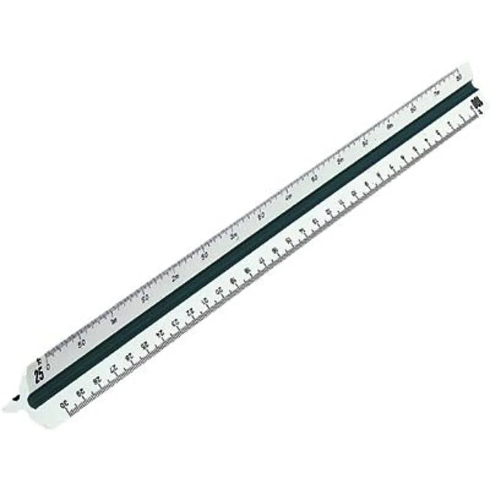 Rumold Lineal Dreikantmaßstab 150/ 30 cm Kunststoff architect 1 150KE/1/30 weiß