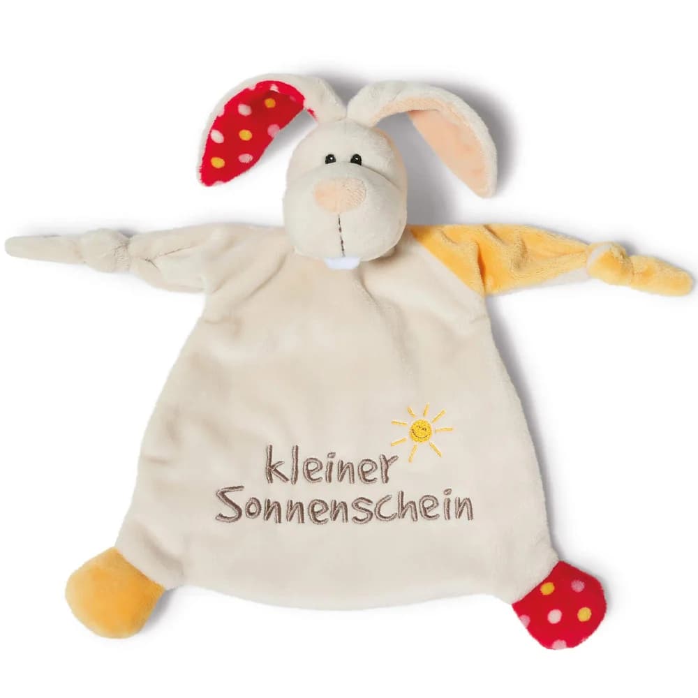 NICI Schmusetuch Hase Kleiner Sonnenschein 25x25cm