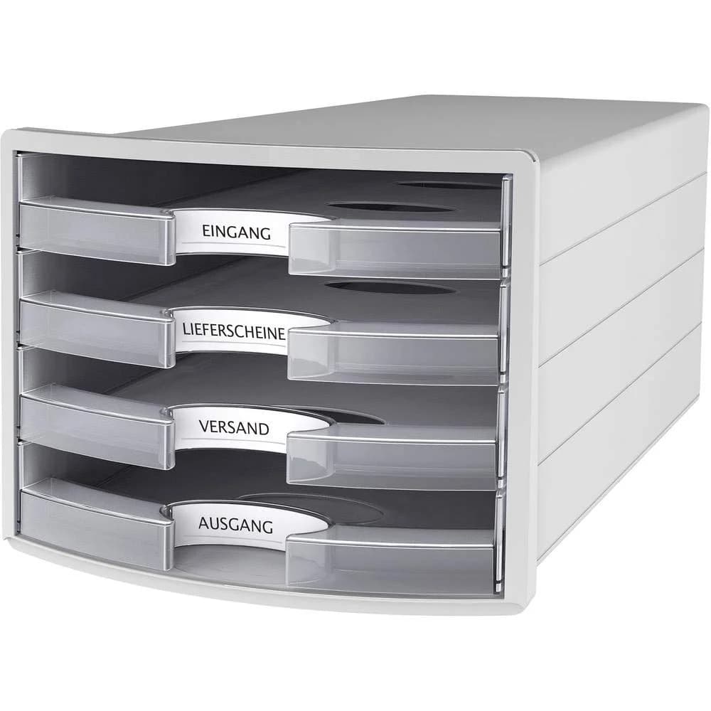 HAN Schubladenbox »IMPULS« DIN A4/C4 transparent, 28x23.5x36.7 cm