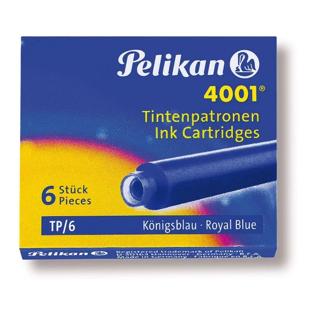 Pelikan Tintenpatronen 4001 Royal-Blau 6 Stück