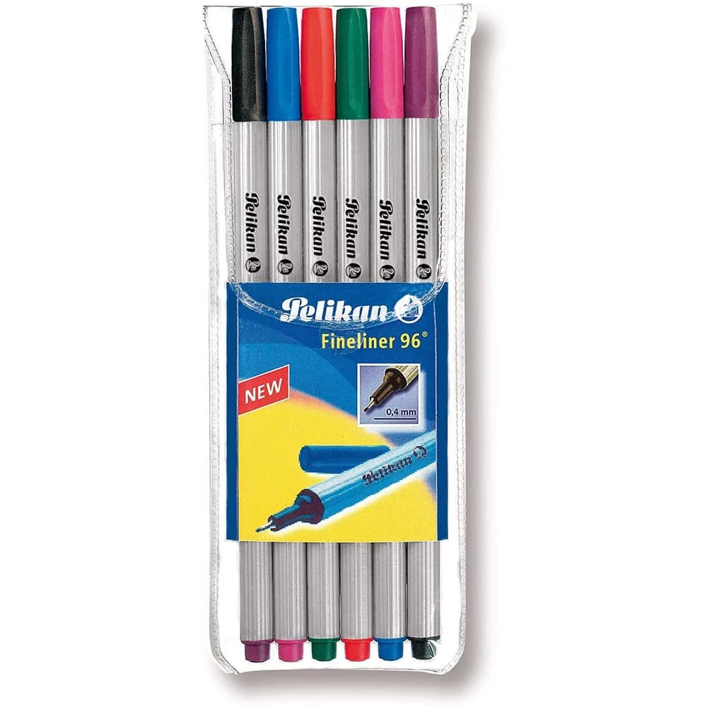1 Pelikan Fineliner 96 sortiert im 6er-Etui