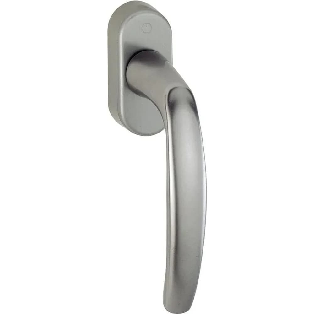 HOPPE DK-Fenstergriff Atlanta 0530/US952 mit ovaler Rosette VK7x32-42,F9 eloxiert