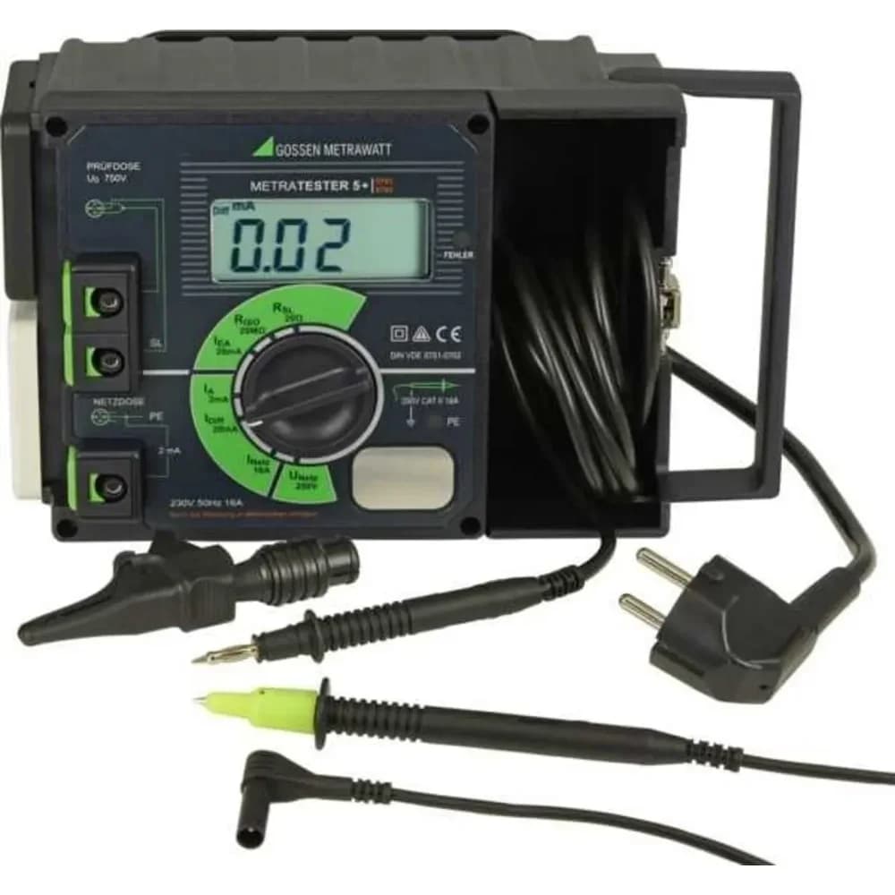 Gossen Metrawatt Prüfgerät DIN VDE 0701-0702 METRATESTER 5+