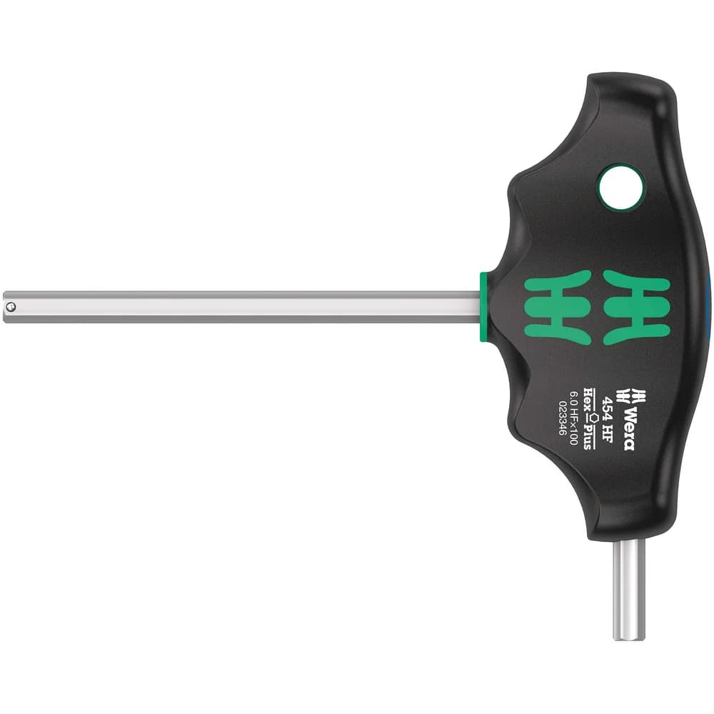 WERA Quergriff Schraubendreher 6x100mm Haltefunktion & Seitenabtrieb
