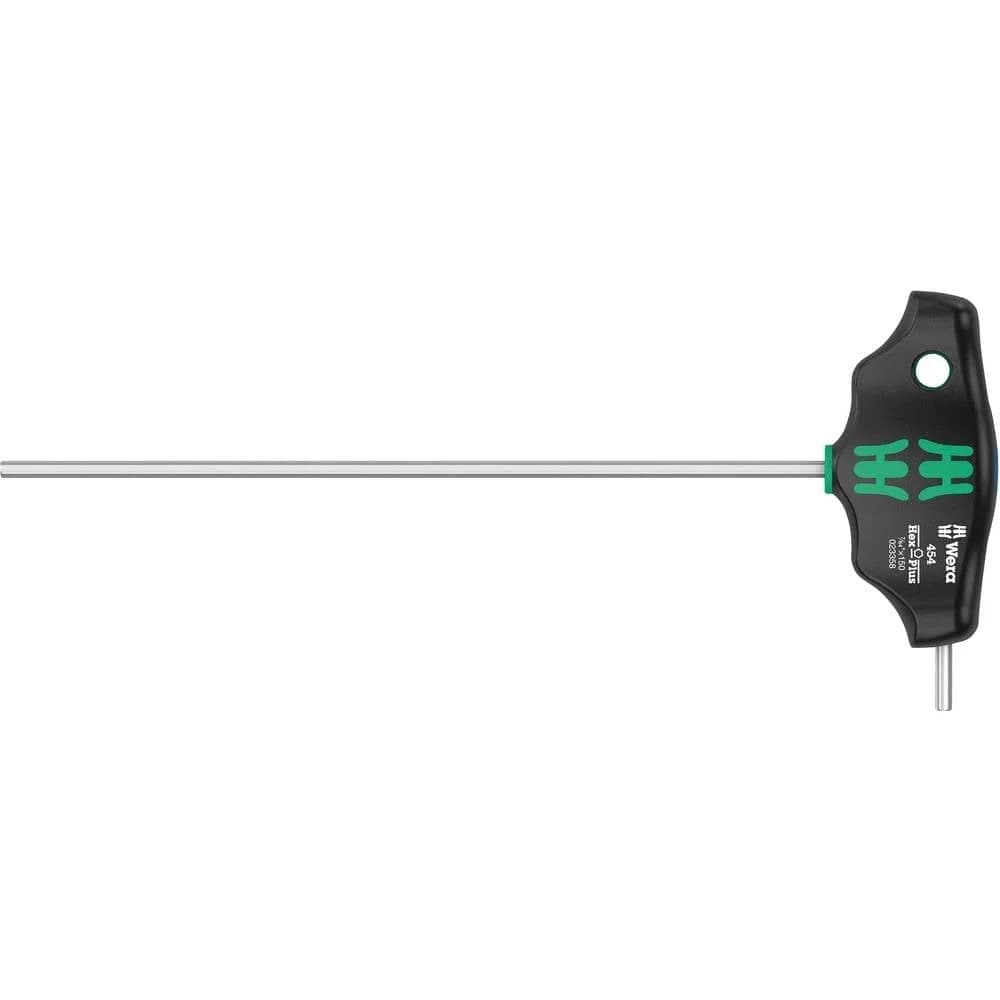 Wera 454 Imperial Quergriff-Sechskantschraubendreher Hex-Plus, zöllig, 7/64" x 150 mm