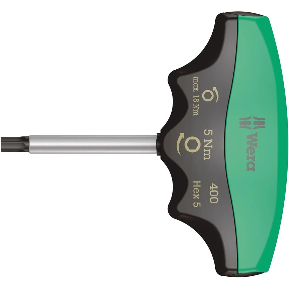 Wera 400 Hex 5,0 Nm Inbus-Drehmomentindikator mit T-Griff