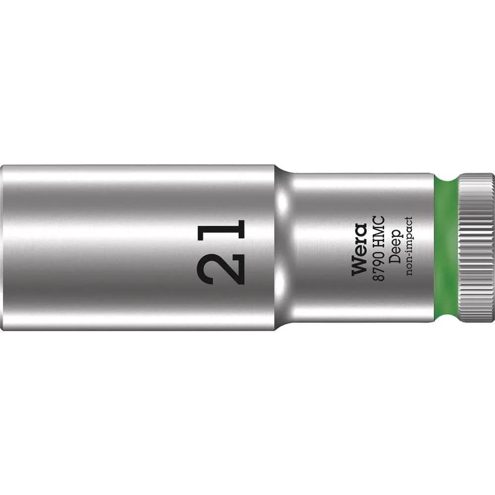 Wera 8790 HMC Deep Steckschlüsseleinsatz mit 1/2"-Antrieb, 21 x 83 mm