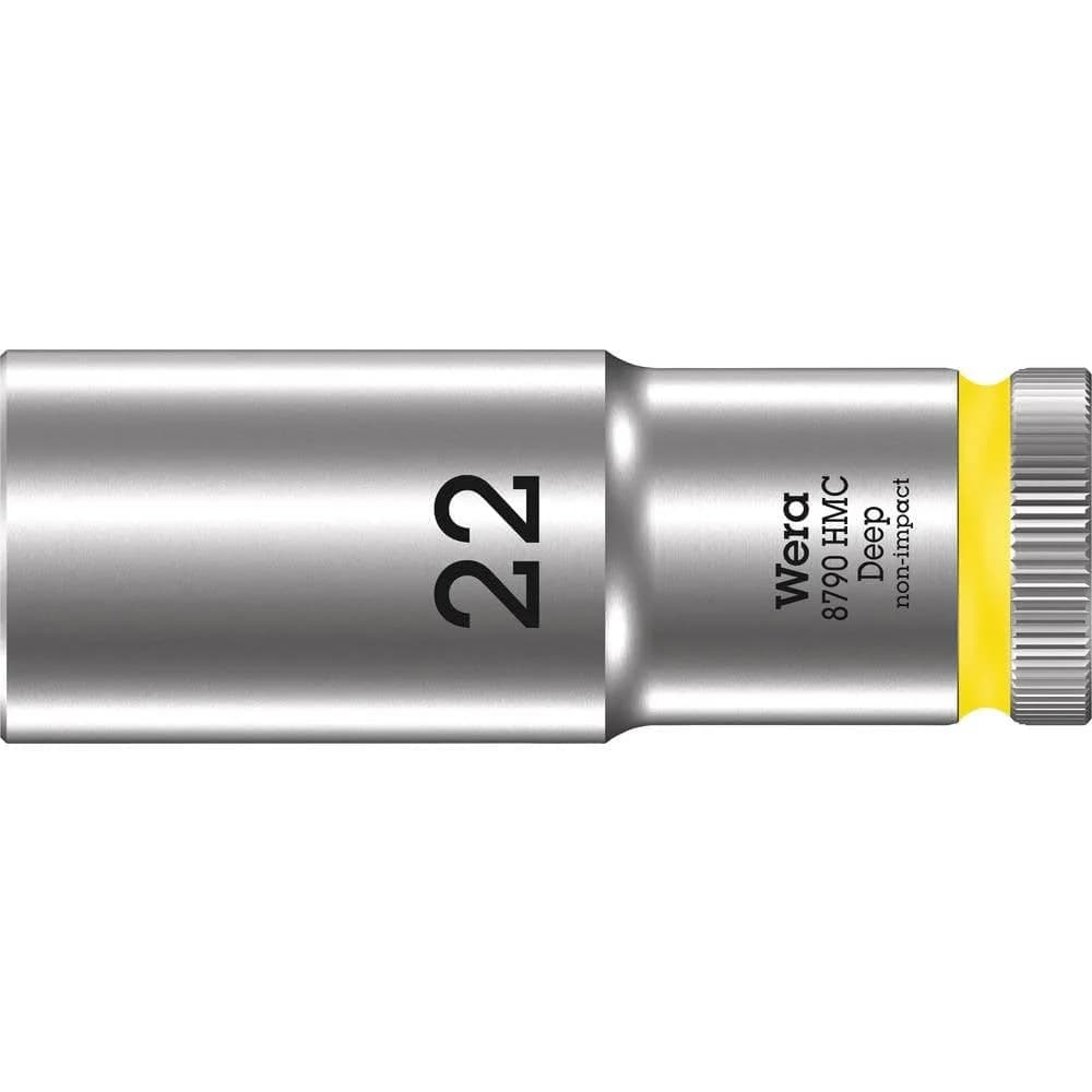 Wera 8790 HMC Deep Steckschlüsseleinsatz mit 1/2"-Antrieb, 22 x 83 mm