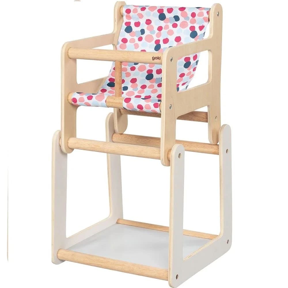 GOKI Puppenhochstuhl mit Tisch 2in1
