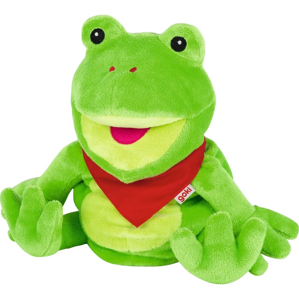 GOKI Handpuppe Frosch Frilo