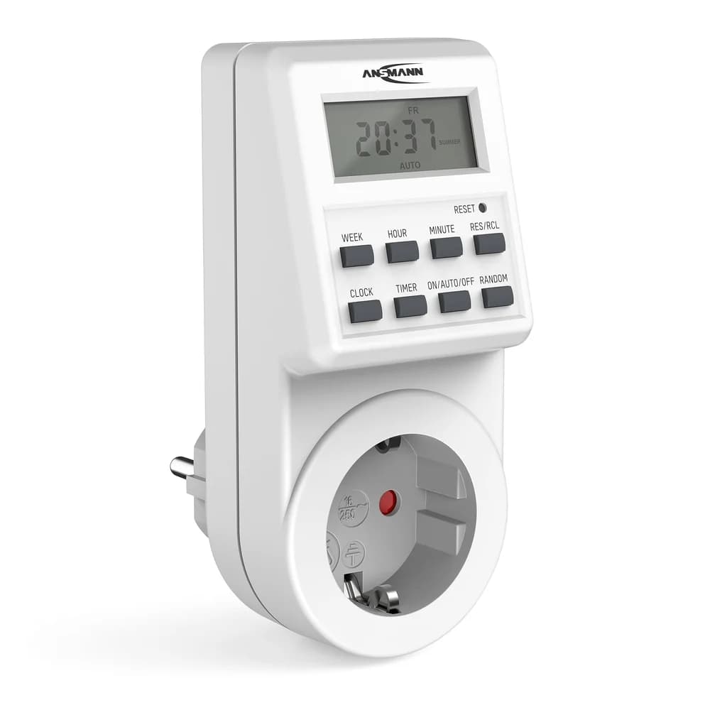 ANSMANN Wochenzeitschaltuhr AES6, 3680W,individuell programmierbar
