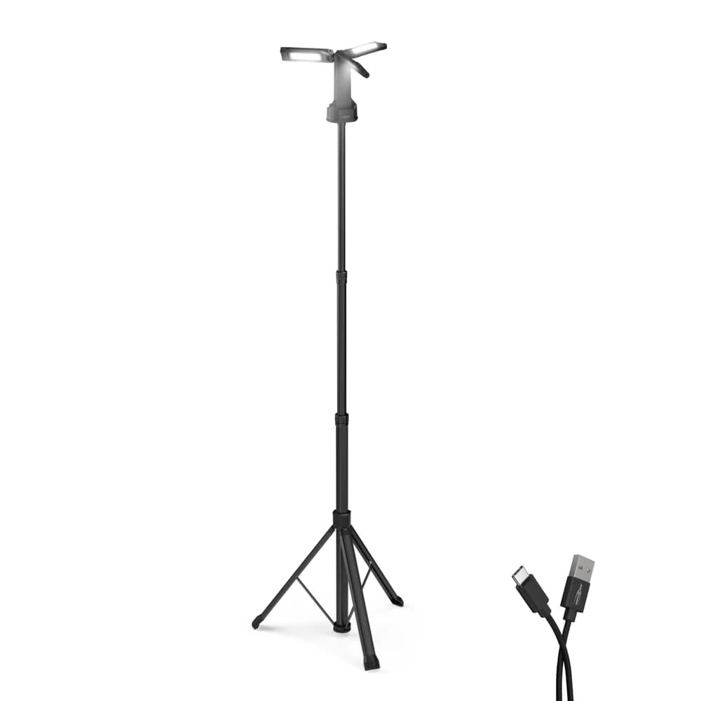 ANS 1600-0697 - Arbeitsleuchte, 3x 22 W, 7000 lm, 6500-7500 K, inkl. Tripod