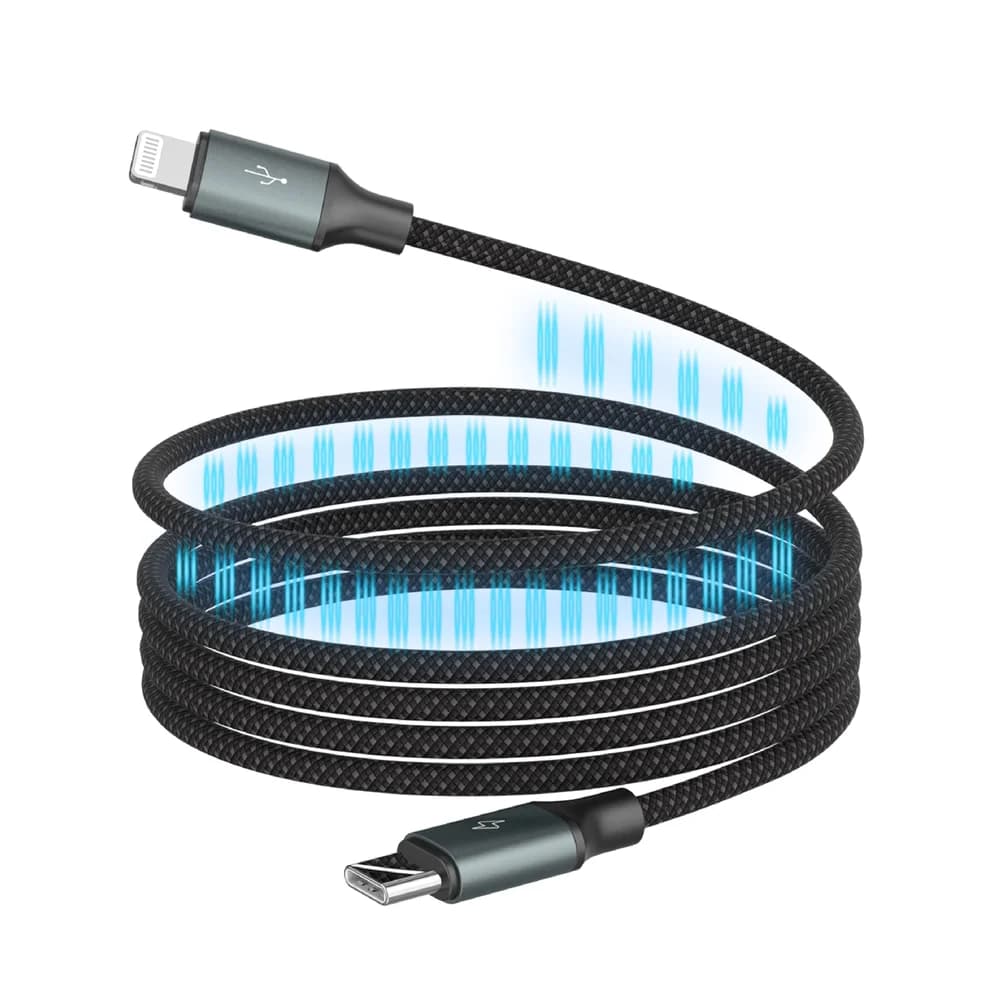 ANSMANN AG USB-Kabel 1700-0187 USB-Kabel, Textil-Mantel