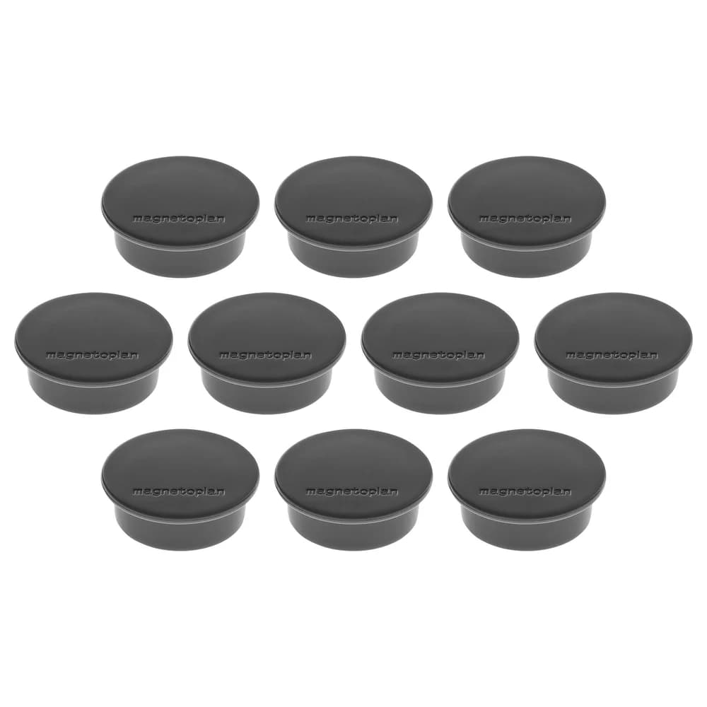 magnetoplan® Anzeigetafel Discofix Color schwarz 40mm 10St (1-St)
