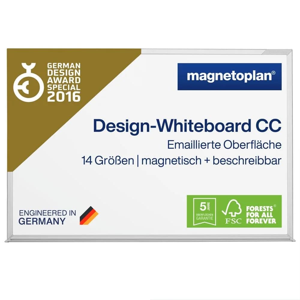 Magnetoplan Design-Kreidetafel SP, grün, 2000 x 1000 mm