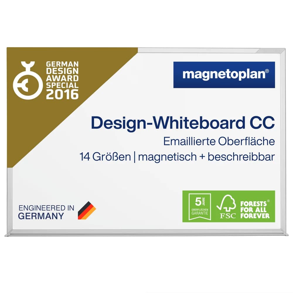 Magnetoplan Design-Whiteboard CC, 900 x 600 mm
