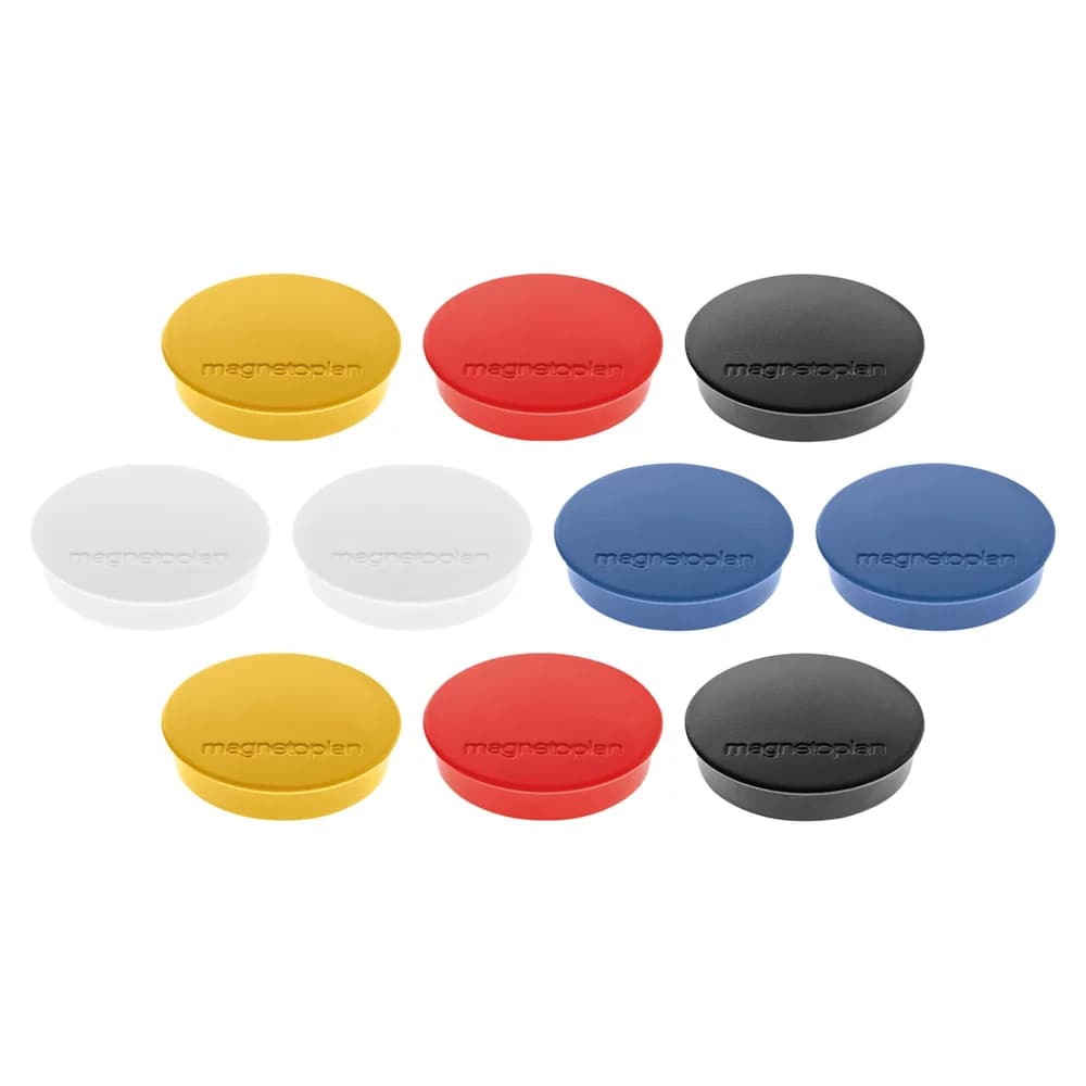 magnetoplan® Anzeigetafel Discofix Standard sortiert 30mm 10St. (1-St)