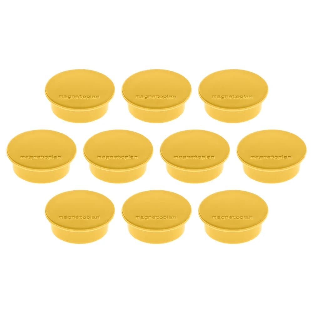 magnetoplan® Anzeigetafel Discofix Color gelb 40mm 10St (1-St)
