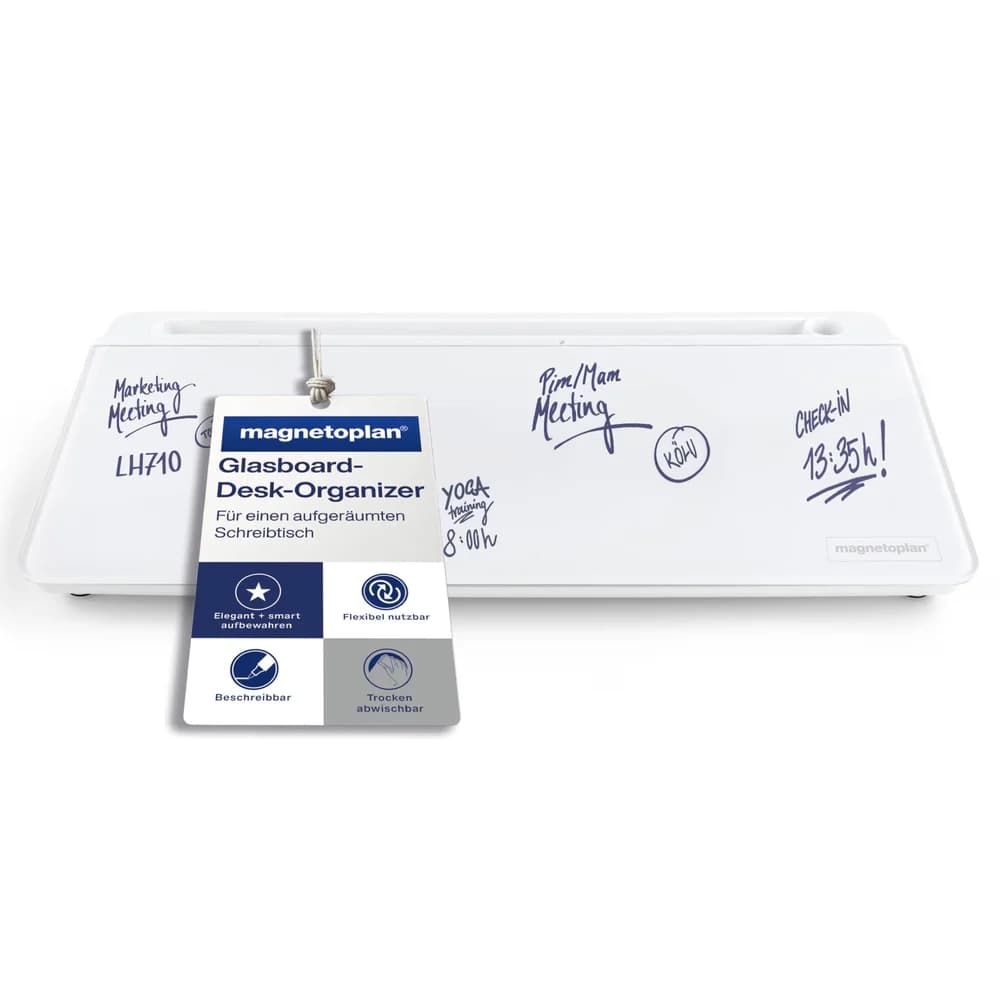 magnetoplan® Schubladenbox Glasboard Desk-Organizer 12315
