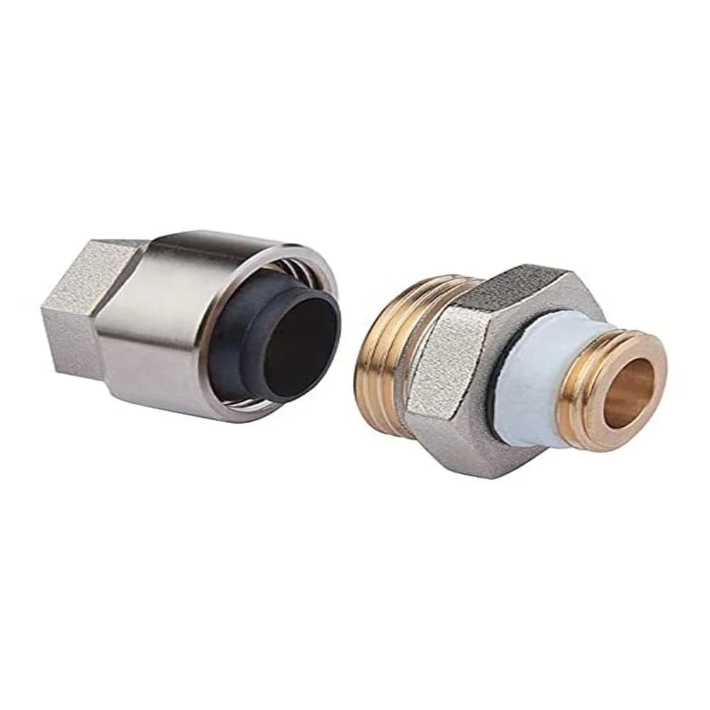 Flamco bergangsverschraub. PLUS SRA AG G 1/2 Mx1/2", f Schwarzr., f MS vern