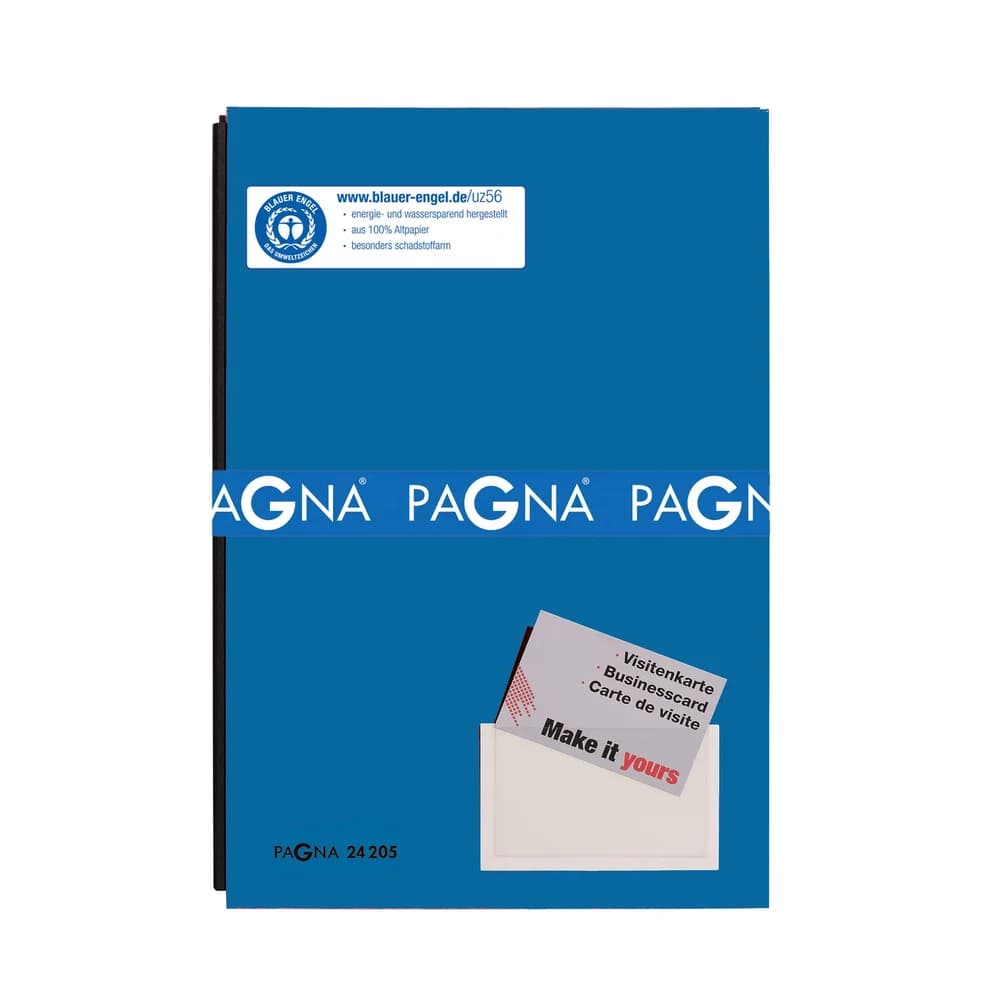Pagna Unterschriftenmappe Color (20 Fächer) blau, 24x35 cm