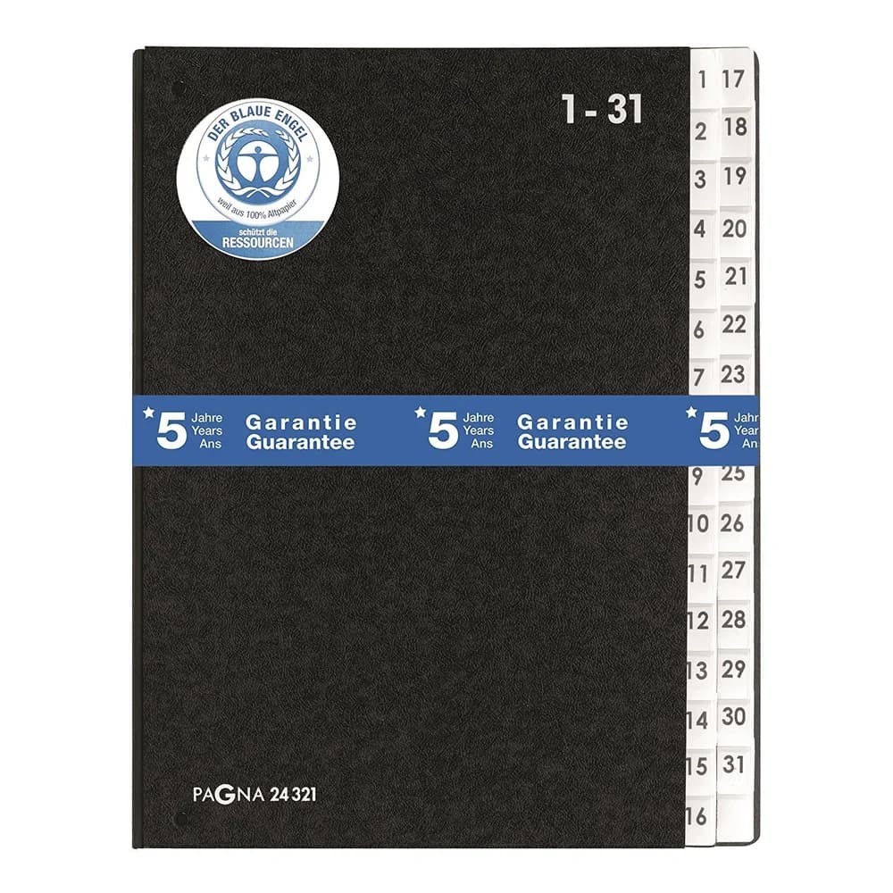 PAGNA 24321-04 - Pultordner 1-31, schwarz