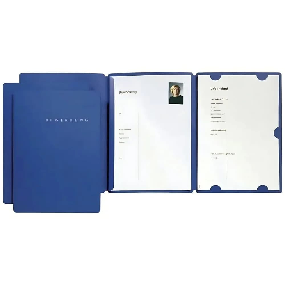 PAGNA Bewerbungsmappen Select DIN A4 blau
