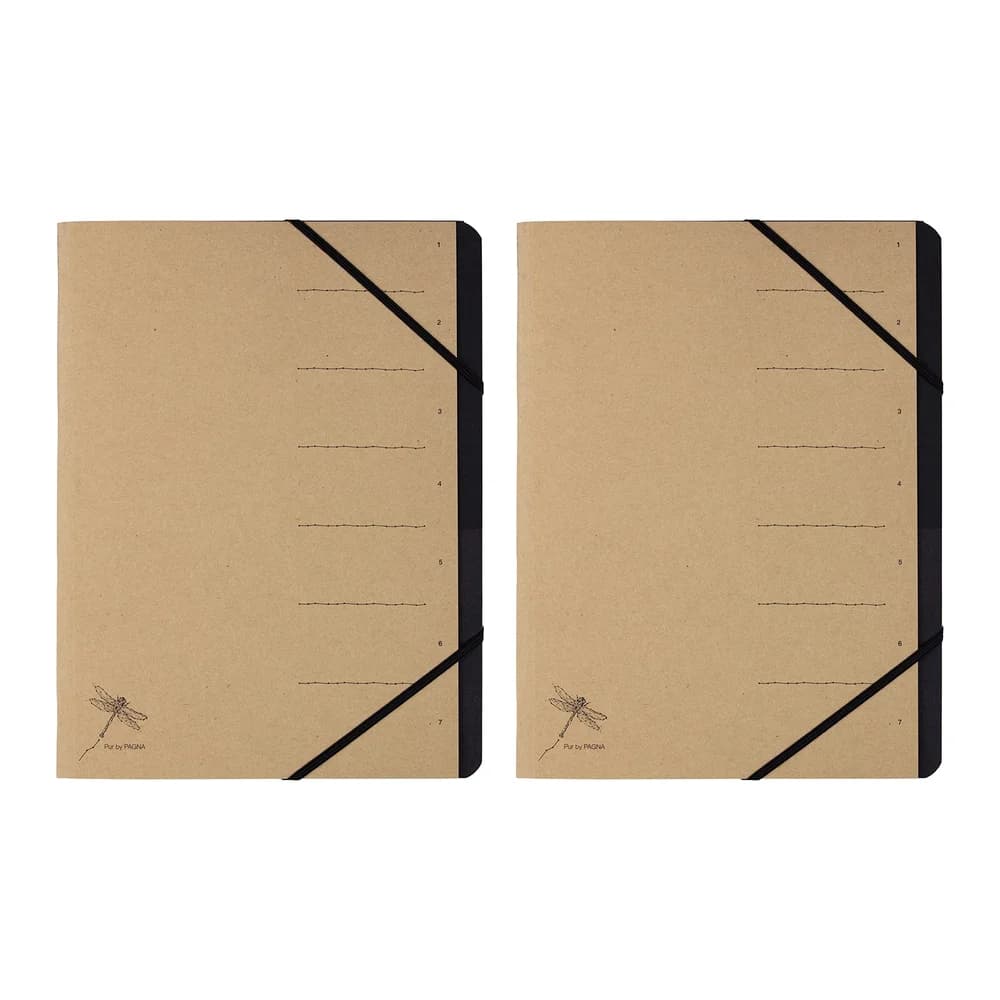 PAGNA Fächermappe Ordnungsmappe Pur 40060-11 7Fächer natur