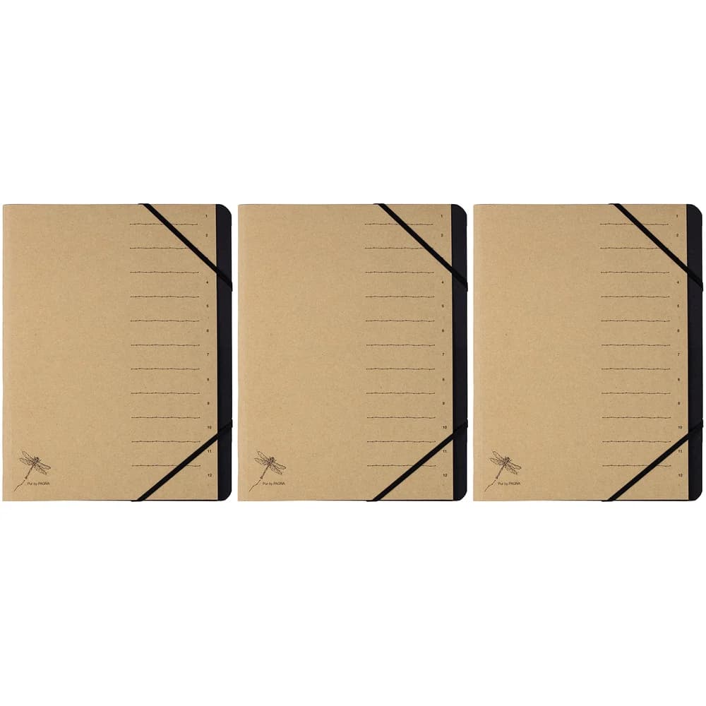 Pagna Ordnungsmappe »Pur - 12 Fächer«, 24x32x0.4 cm