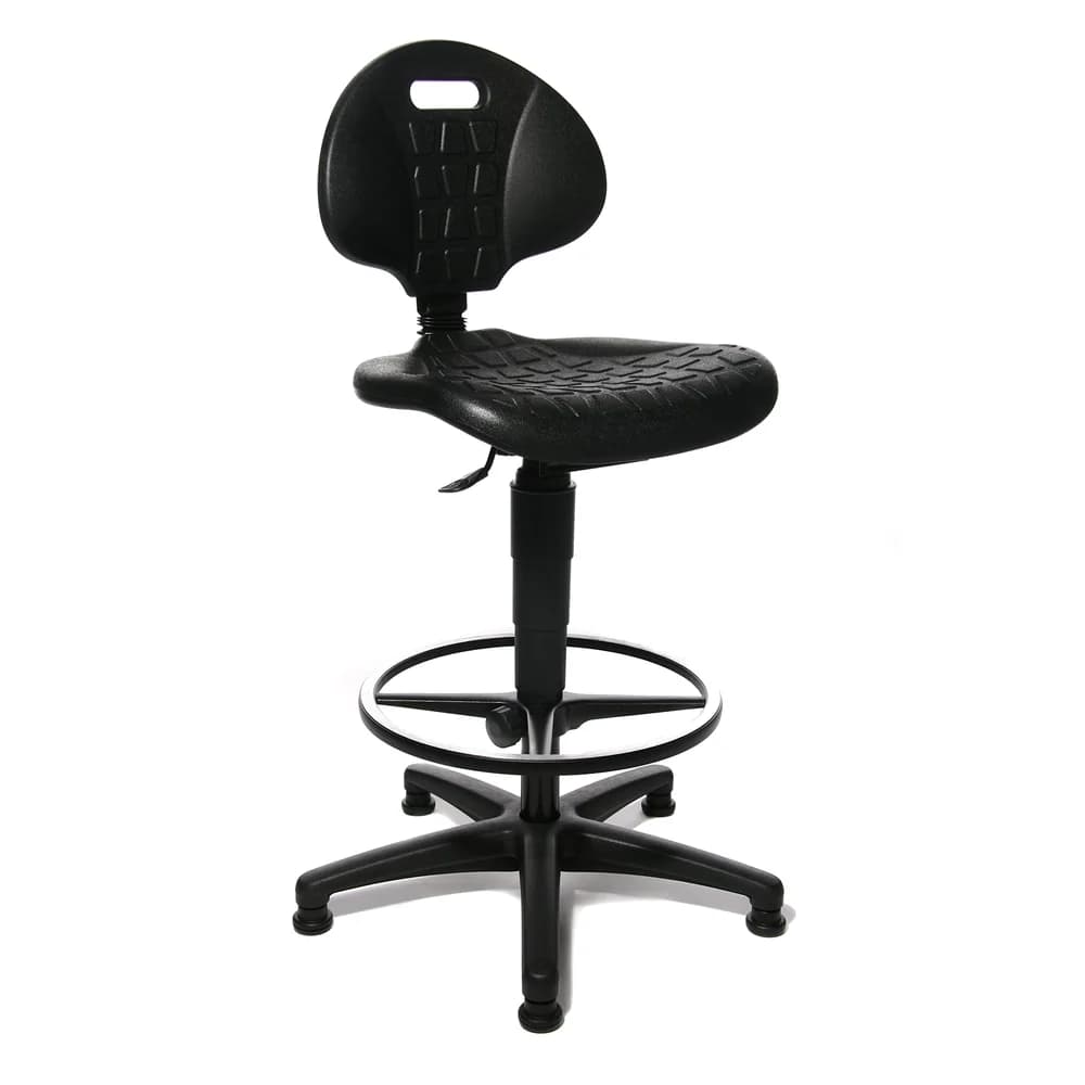 Topstar Arbeitsdrehstuhl Tec 20 Bodengleiter + Fußring - 72220 PU0T