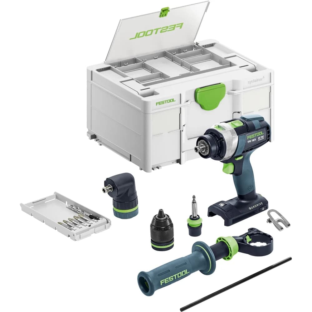 Festool Akku-Schlagbohrschrauber QUADRIVE TPC 18/4-Basic-Set