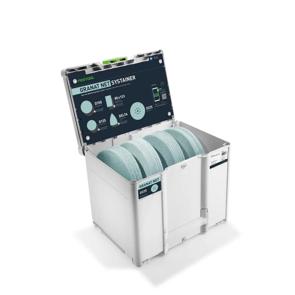 Festool Schleifmittel-Systainer3 Granat Net D225 HSK-A SYS-P