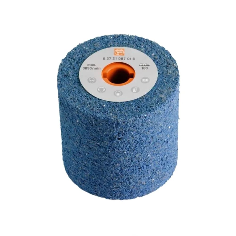 Elastische Schleifwalze, Bohrung 19mm, 100x100mm, Korn 180, Ausführung fein