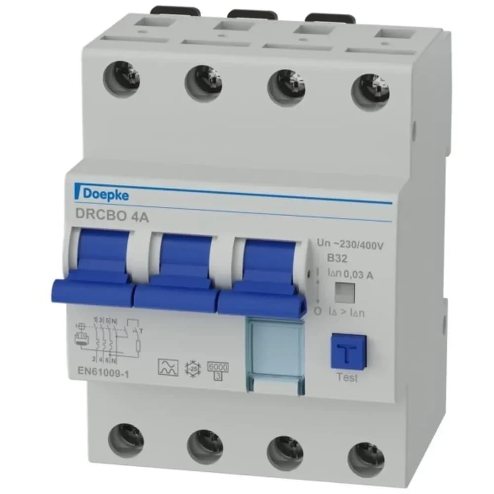 Doepke, Schutzschalter, DRCBO 4 B32/0,03/3N-