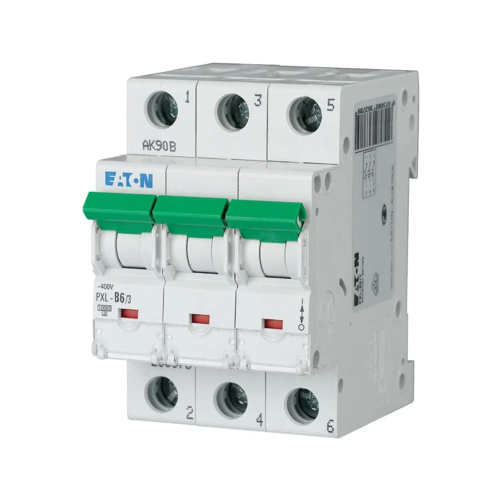 Eaton LS-Schalter m.Beschrift. PXL-B6/3