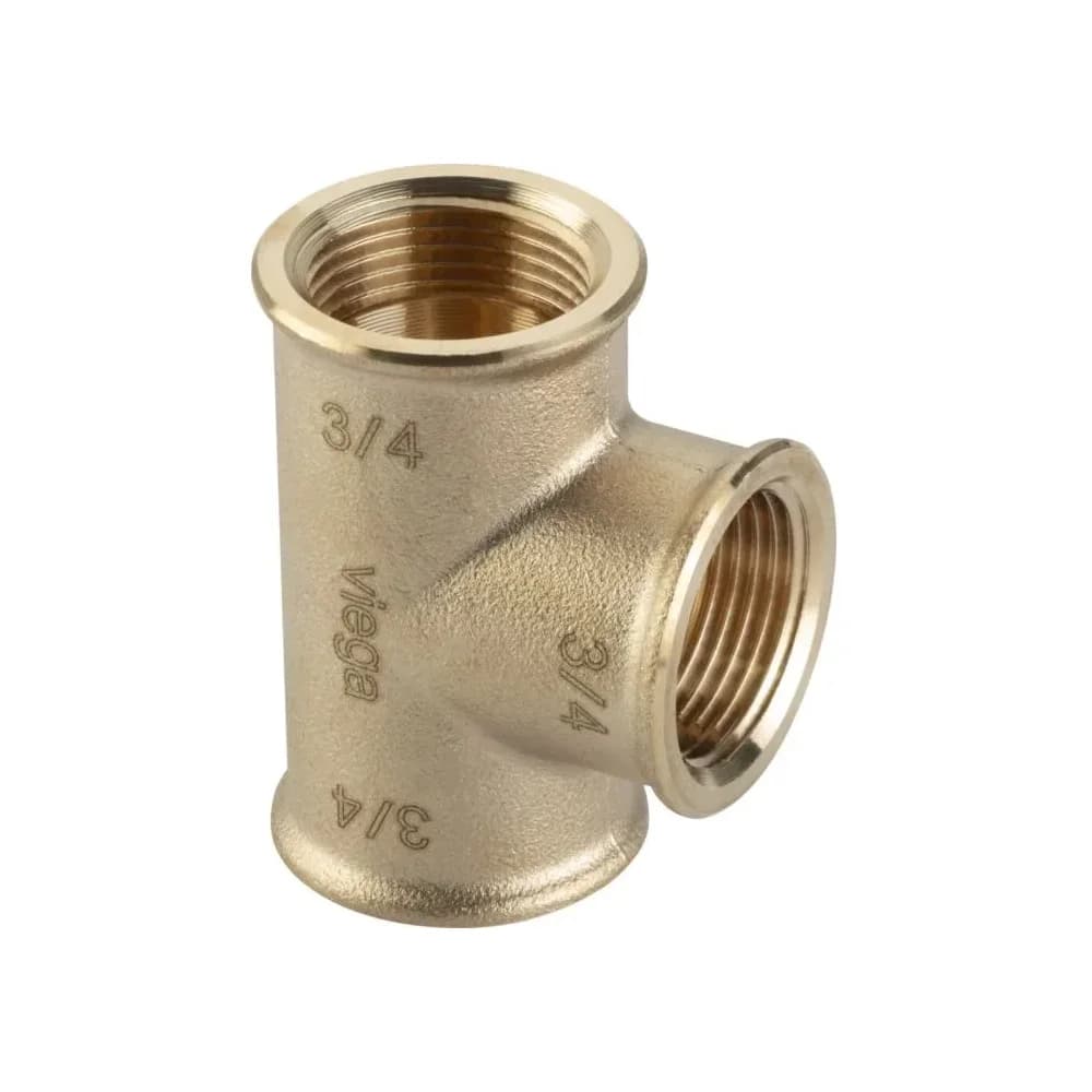 313015 T-Stück Rotguss 1/2"