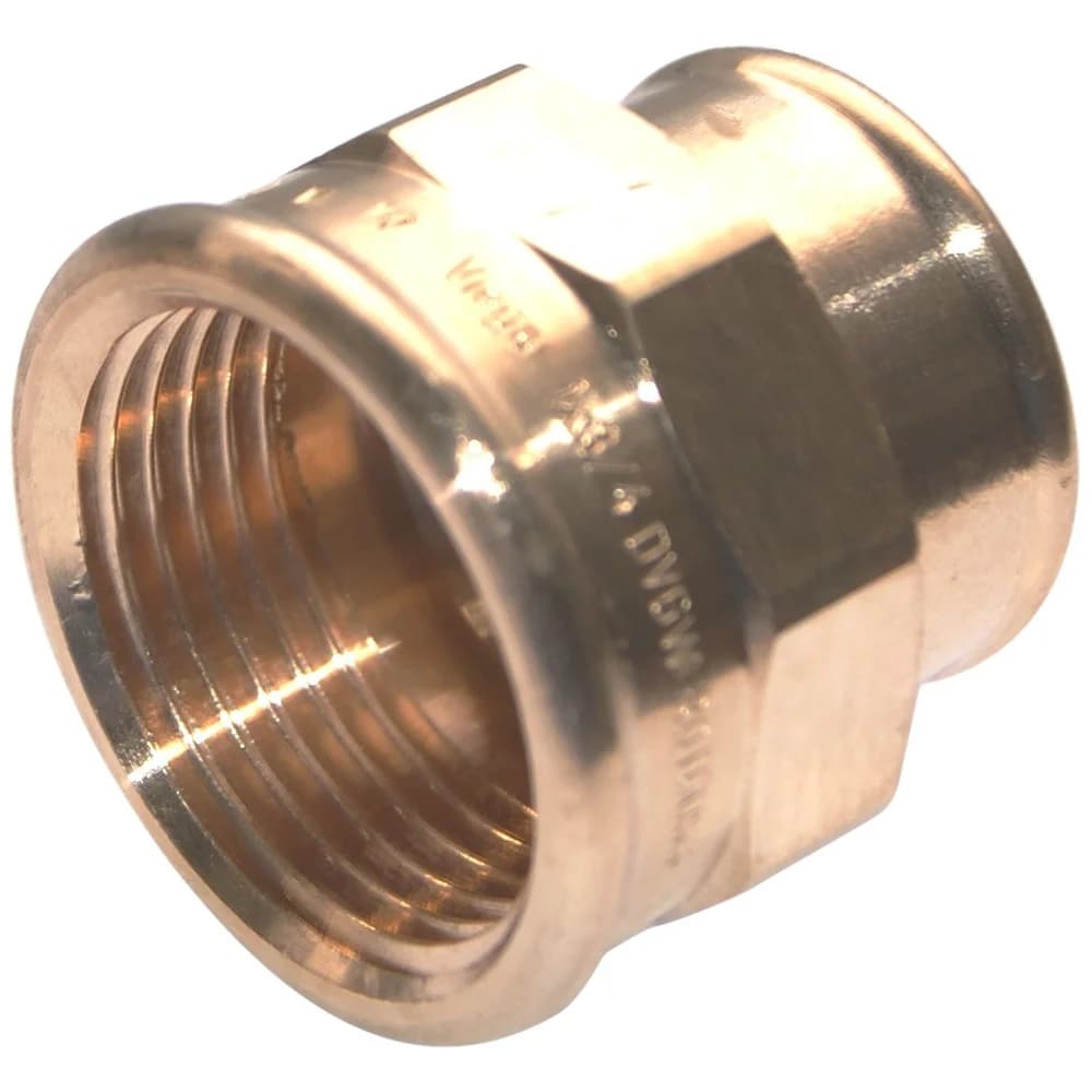 Viega Rotguss Reduziermuffe 1" x 3/4" - Nr. 3240