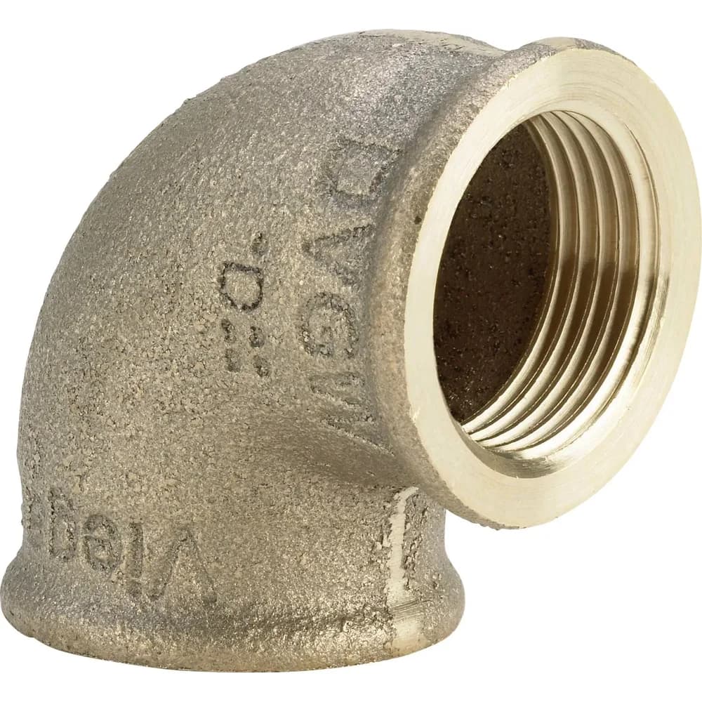 Viega Bogen 3090 Rp 3/8 90° Rotguss