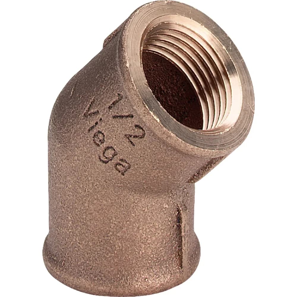 Viega Bogen 3120 Rp 1/2 45° Rotguss